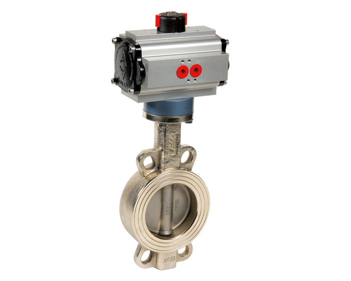 Carbon steel butterfly valve 1111 + ADA/ASR pneumatic actuator